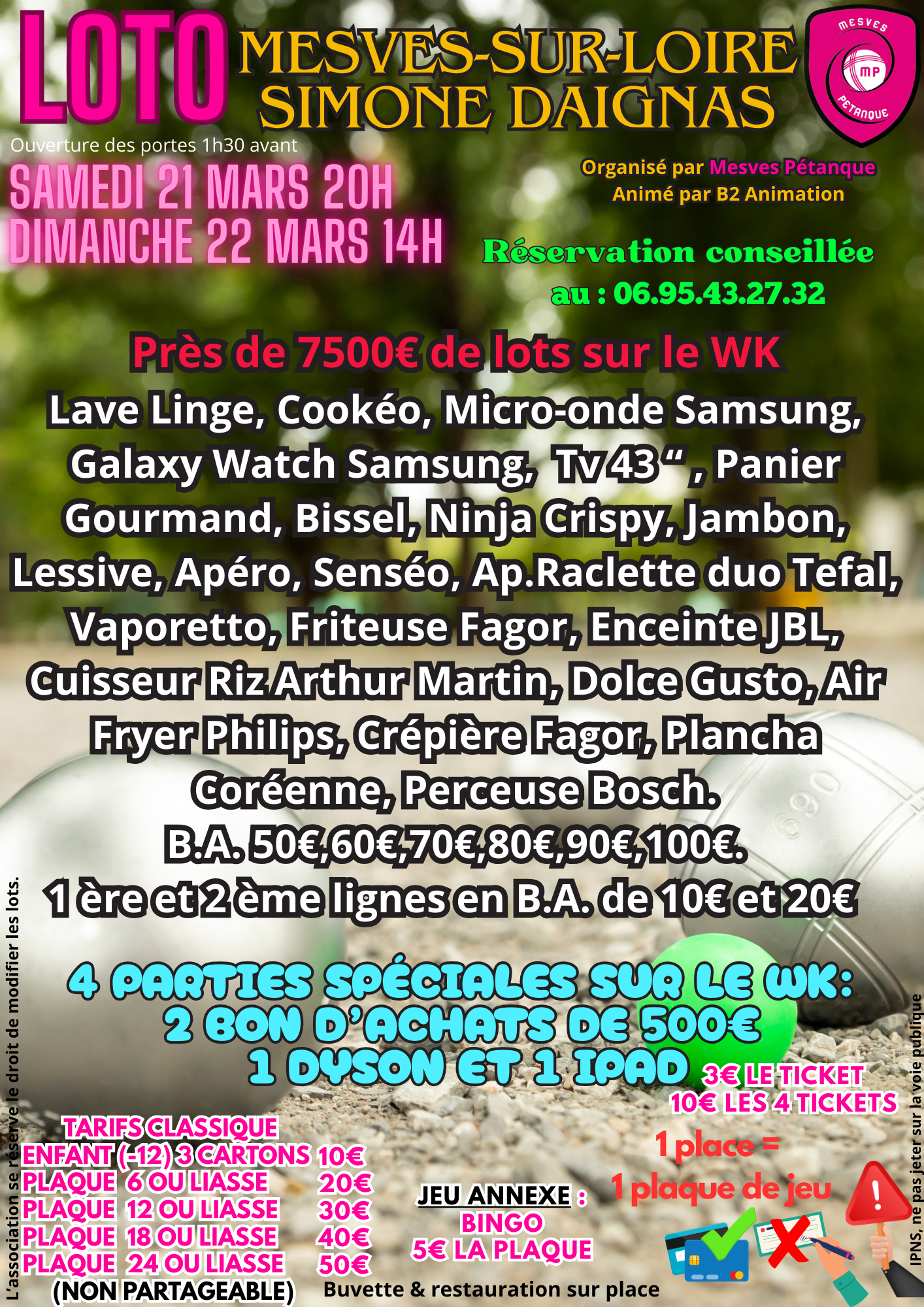 Loto de la P&eacute;tanque